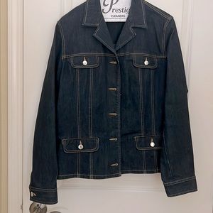 Jones New York New Jean Jacket Large